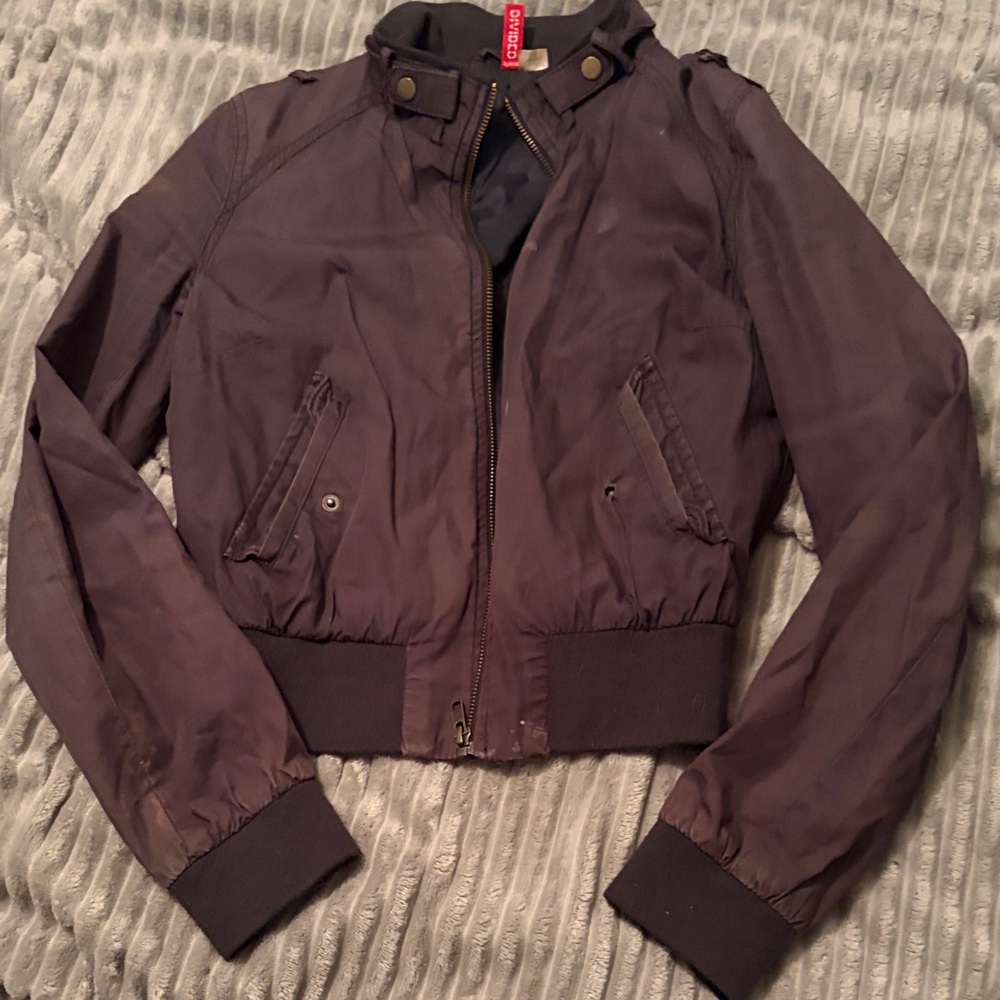 Divided Dark Brown Utility Jacket